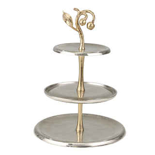 Ambrose 3-Tier Aluminum Cake Stand, 18"