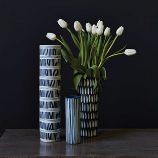 Batik Cylinder Vase - Medium