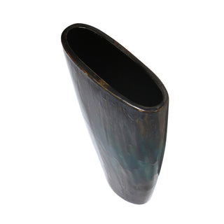 Ceramic Green/Multi-Colored Vase, 20"