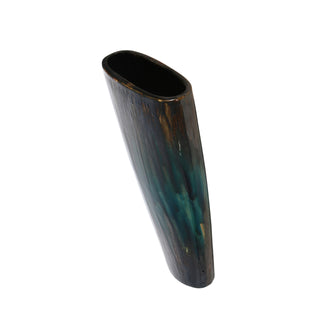 Ceramic Green/Multi-Colored Vase, 20"