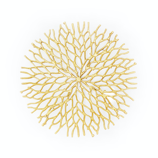 Coral Raw Gold Tray