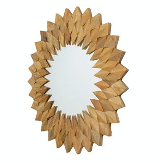 Diamond Parquet Mirror