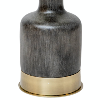 Ebony Stone Jug Table Lamp