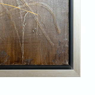 Framed Blue Tranquil Leaves Duo