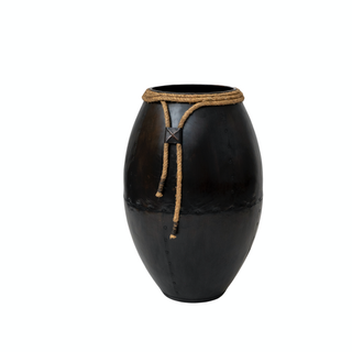 Gilda XL Metal Decorative Planter and Vase, S/2