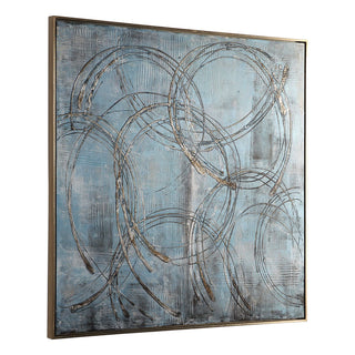 Interlock Hand Painted Canvas