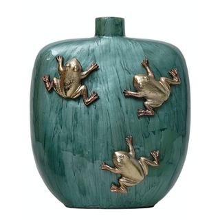 Kermit Cloudy Forest Bottle Vase, 13"
