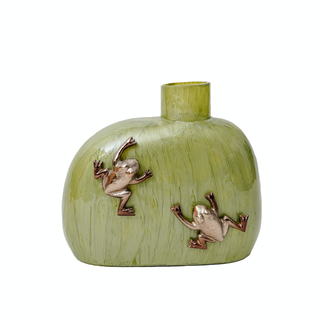 Kermit Mossy Forest Vase, 7.75"