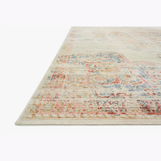 Loloi Rugs | Trousdale TX-03 ED IVORY/ Red L6' x W8'-8"