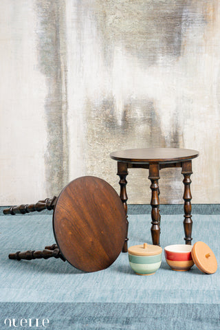 Rashida Side Table | Wood Top