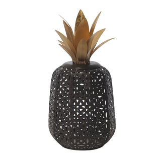 Metal Pineapple Decor with Cutouts, 12"