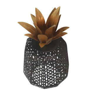 Metal Pineapple Decor with Cutouts, 12"