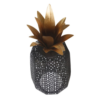 Metal Pineapple Decor with Cutouts, 17"