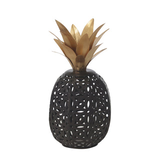 Metal Pineapple Decor with Cutouts, 9"