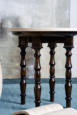 Rashida Side Table | Stone Top