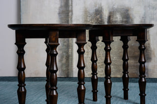 Rashida Side Table | Wood Top