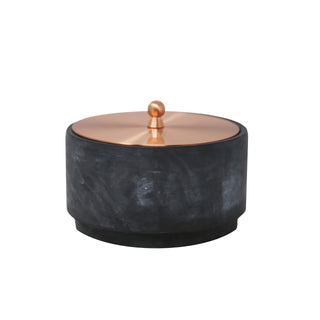 Round Cement/Copper Jar, 6"