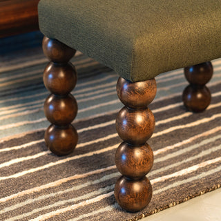 Sapphire Ottoman Footstool | Printed Fabrics