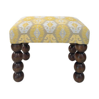 Sapphire Ottoman Footstool | Printed Fabrics