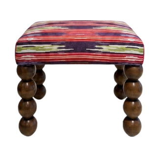 Sapphire Ottoman Footstool | Printed Fabrics