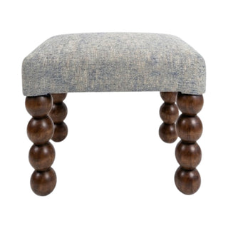 Sapphire Ottoman Footstool | Printed Fabrics