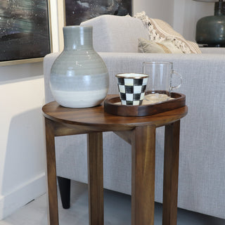 Briana Side Table with Crossed Legs