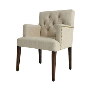 Sofia Basic Arm Chair with Tufted Backrest