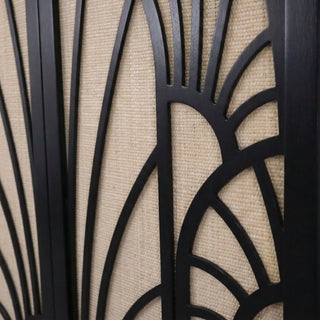 Soledad Bar Cabinet with Raffia Door Panels