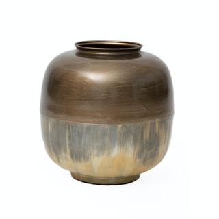 Tadpole Belly Enamel Vase, 12"