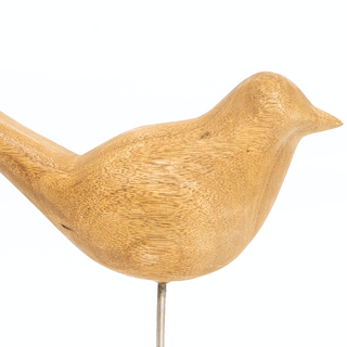 Wooden Robin Birds, S/2