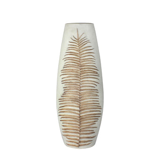 White Fern Vase 25"