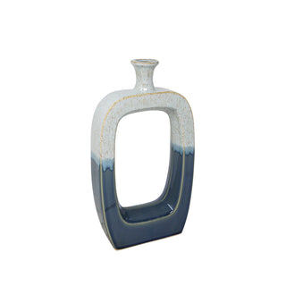 Ceramic Vase with Cutout 18"