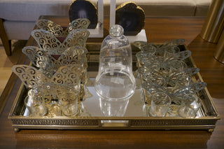 Butterfly T-Lite Candle Holders, S/2