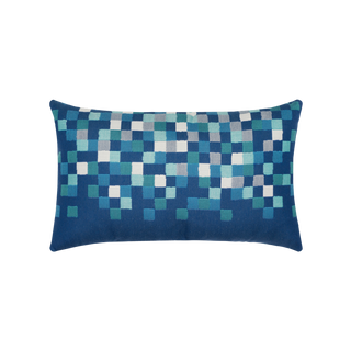 Elaine Smith Cobalt Check Lumbar