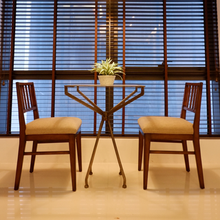 Industrial Tea Table for Two