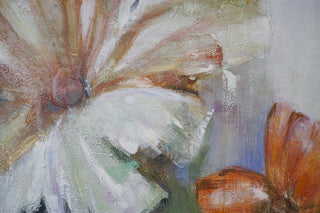 Weathered Hibiscus Painting