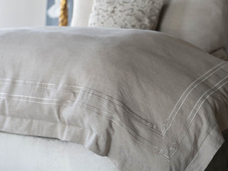 Lili Alessandra | Casablanca Queen Duvet Stone Lin/Stone Lin App 96 X 98
