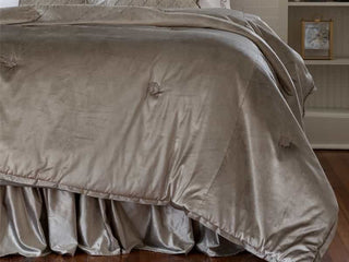 Lili Alessandra | Chloe Q Comfortlet Washed Fawn 96 X 98