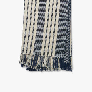 Loloi: Lora Collection T1004 MH NAVY / IVORY Throw Blanket