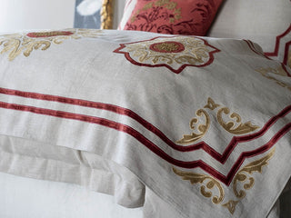 Lili Alessandra | Barcelona Throw Stone/Cinnabar/ Straw 42 X 98