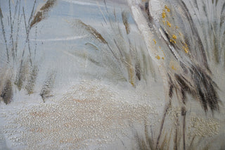 Coquina Beach Heron Painting