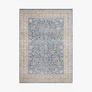 Loloi Rugs | Pandora PAN-04 Dark Blue/Ivory 5'-0" X 8'-0"