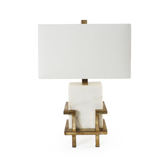 Cradled Deco Marble Table Lamp