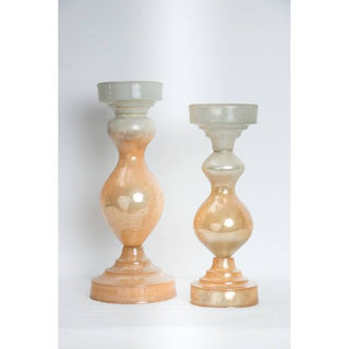 Caramel Candleholders  (Set of 2)