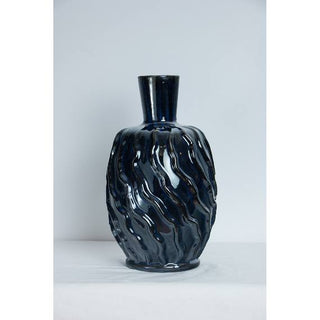 Midnite Blue Ceramic Jar-L